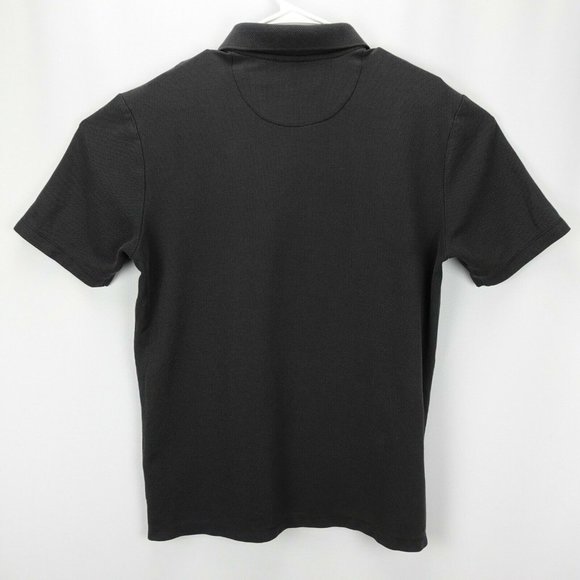 Tommy Bahama Men's Size S Short Sleeve Black Polo Casual Shirt Marlin Logo 17AB - Picture 9 of 10